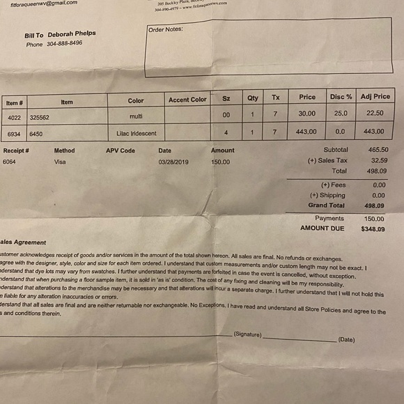 Prom Dress - Picture 3 of 3